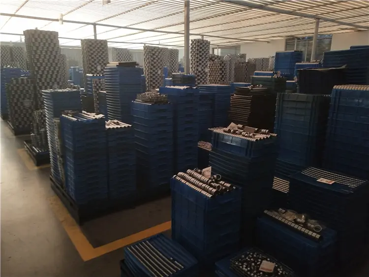 Warehouse aisle view