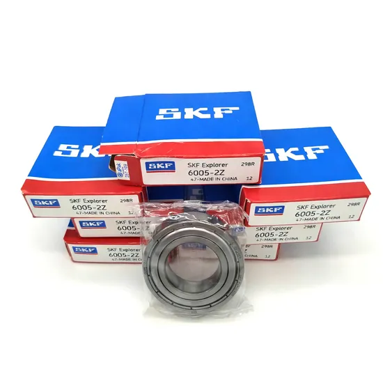 Dynamic Balanced SKF 6005 Deep Groove Ball Bearing 25×47×12mm for Automation Machines P0-P2 Precision