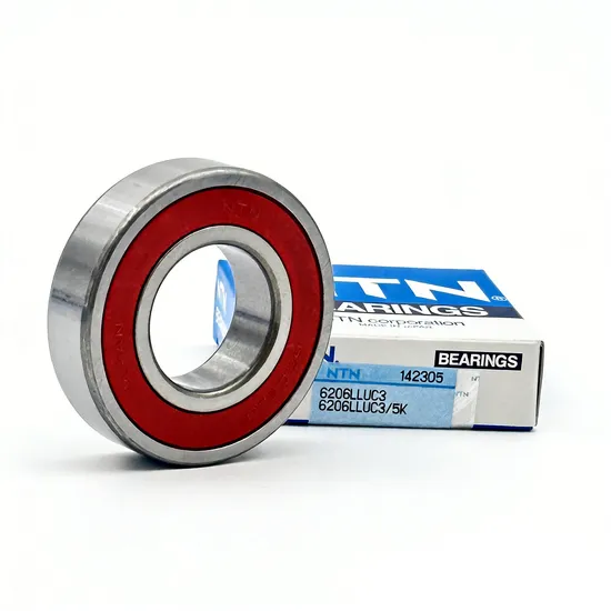 High Precision NTN 6206 Deep Groove Ball Bearing 30x62x16mm for CNC Machine Tool
