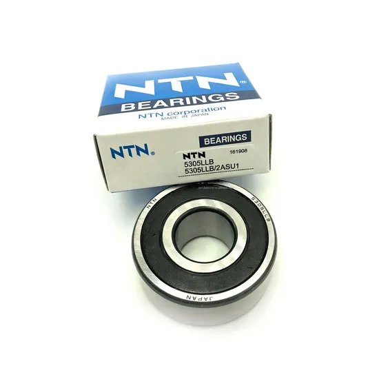 Industrial NTN 5305 Angular Contact Ball Bearing 25×62×25mm for Automotive Machinery Grease Lubrication
