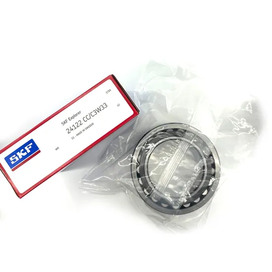 Heavy Machinery Double Row Spherical Roller Bearing SKF 24122CC/C3W33 110x180x69mm Long Life