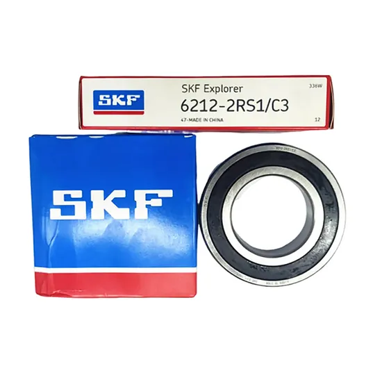 Industrial Machinery SKF 6212-2RS1/C3 Deep Groove Ball Bearing 60x110x22mm with ISO 9001 Quality Control