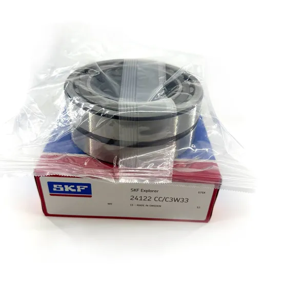 High Precision SKF 24122 CC/C3W33 Spherical Roller Bearing for Gearbox 110x180x69mm