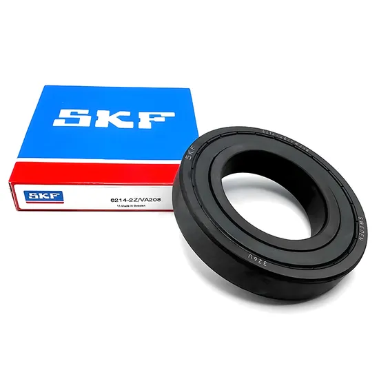 High Temperature Resistant SKF 6214-2Z/VA208 Deep Groove Ball Bearing 70x125x24mm Graphite Cage for Industrial Machinery