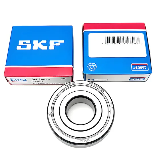 Deep Groove Ball Bearings SKF 6306 Zz 2RS 30x72x19mm for Construction Machinery