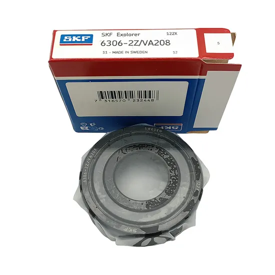 High Temperature SKF 6306-2Z/VA201 Deep Groove Ball Bearing 30x72x19mm for Industrial Machinery