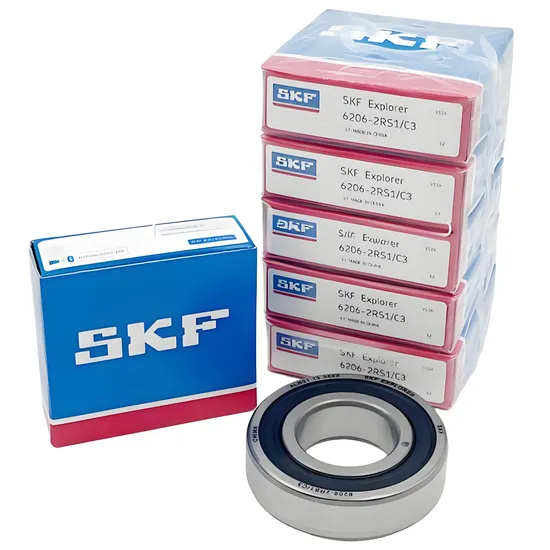 High Precision SKF 6011-2RS Deep Groove Ball Bearing 55x90x18mm for Industrial Machinery Lubrication Grease or Oil
