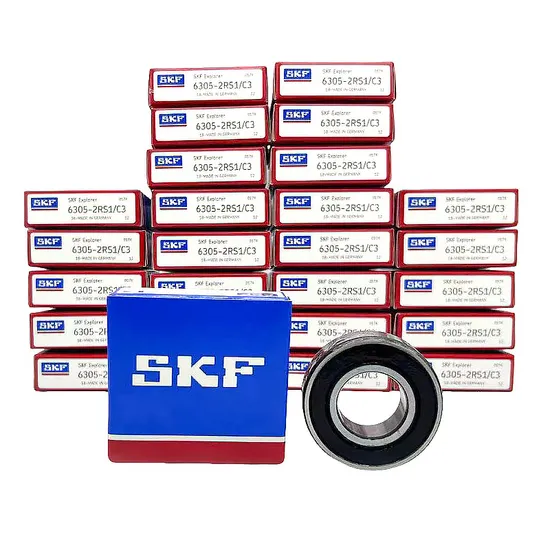 High Precision SKF 608-2RS1/C3 Ball Bearing for Skateboard & Printing Machinery with P5 Precision Rating