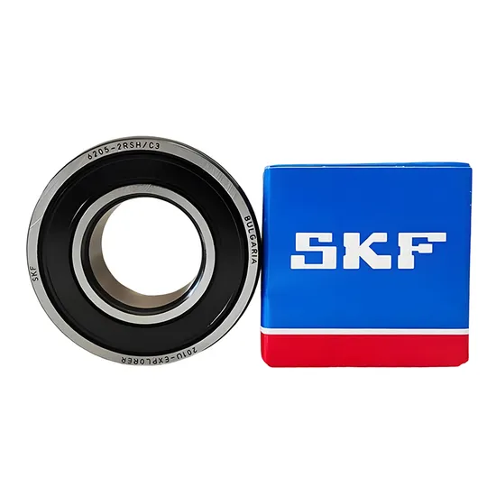 Original 6205 Deep Groove Ball Bearing 25x52x15mm for Construction Machinery with ZZ/2RS Seals