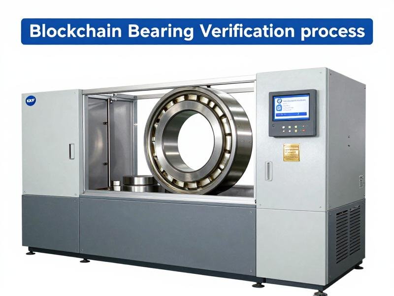 Blockchain bearing verification process